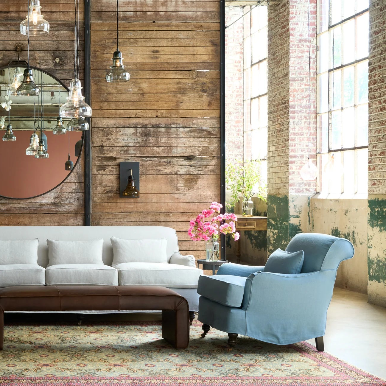 Beaumont Chair in Harris Wheat (store images shown)