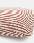 Small Lumbar Pillow in Brown Gingham
