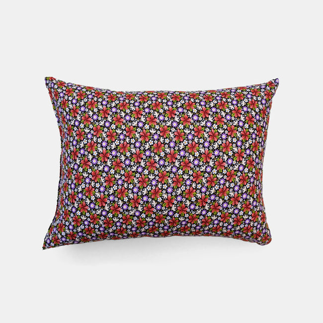 Brown Hibiscus Pillow, lumbar