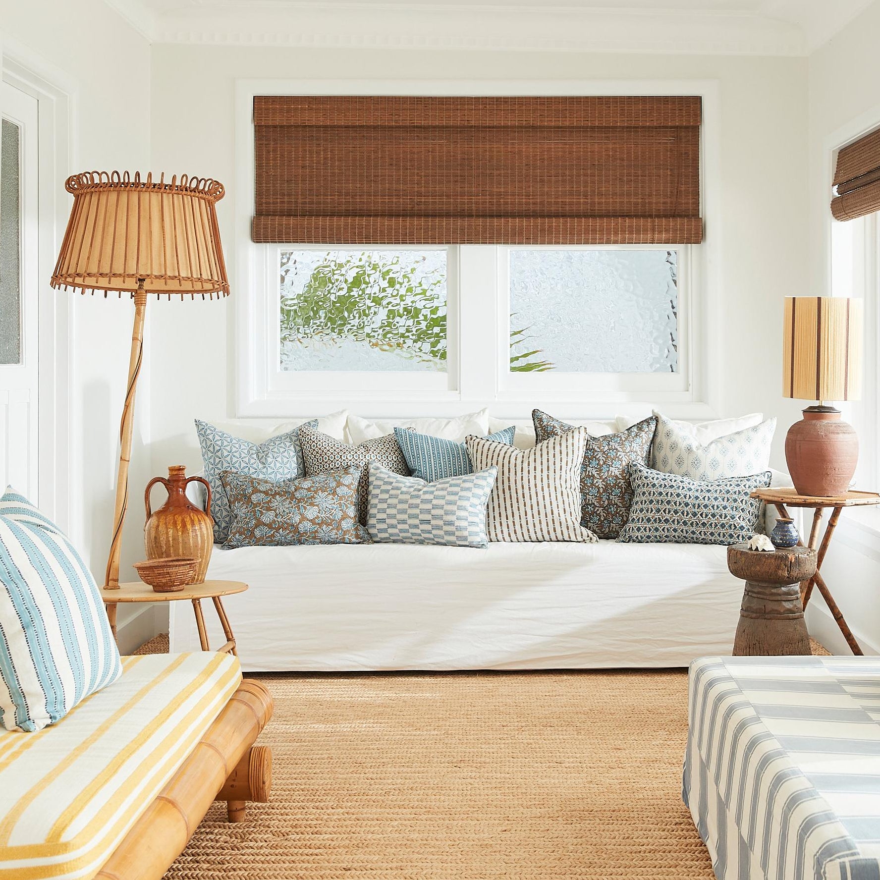 Comino Azure Square Pillow
