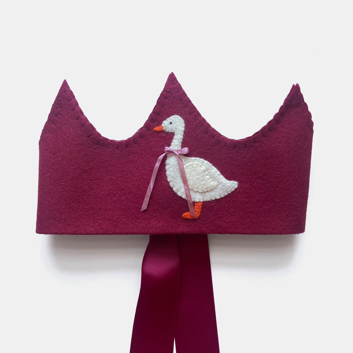 Handmade Felt Crown in Silly Goose by Olivia Eckerson – Collyer's Mansion