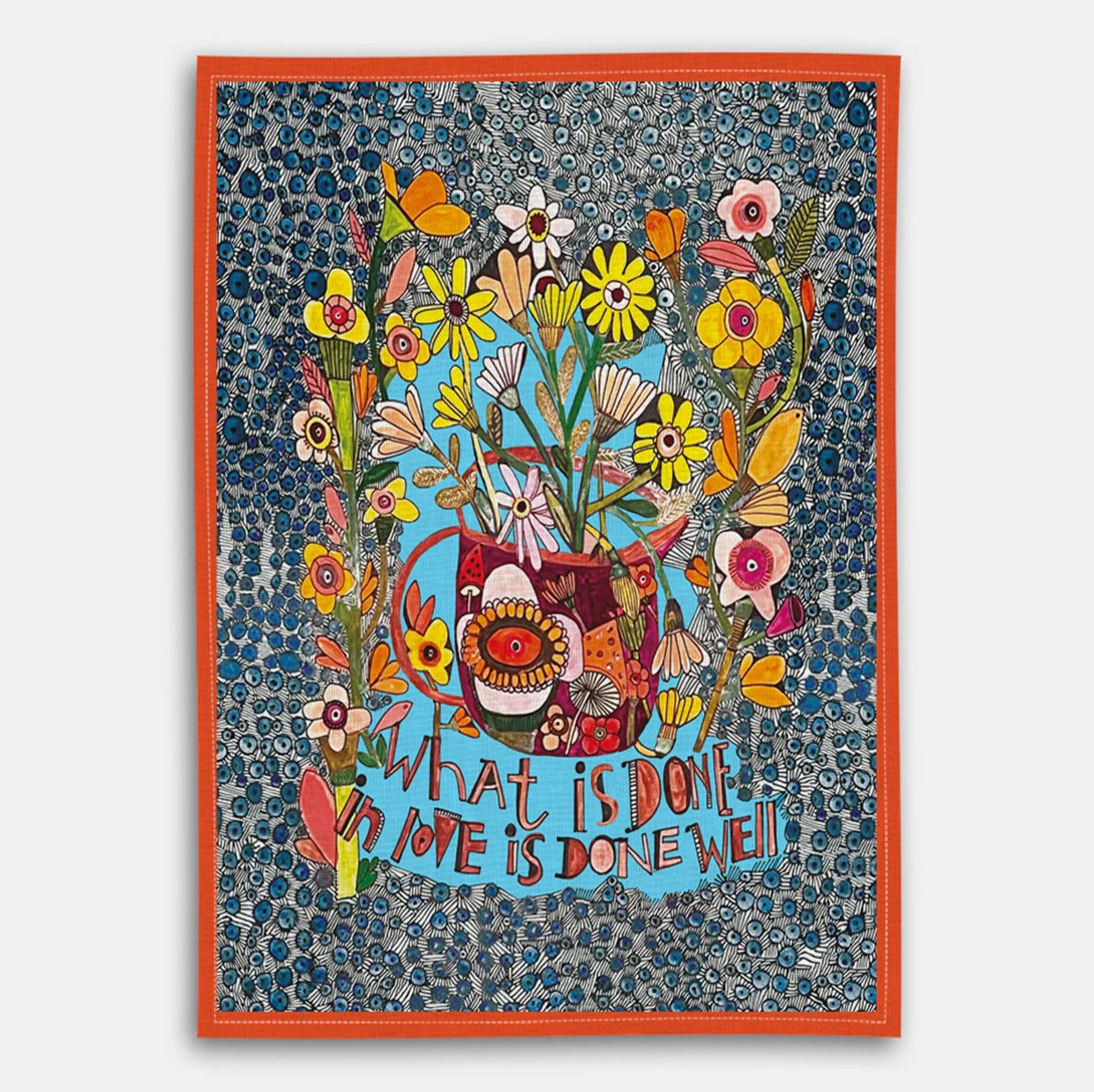 Done in Love Tea Towel