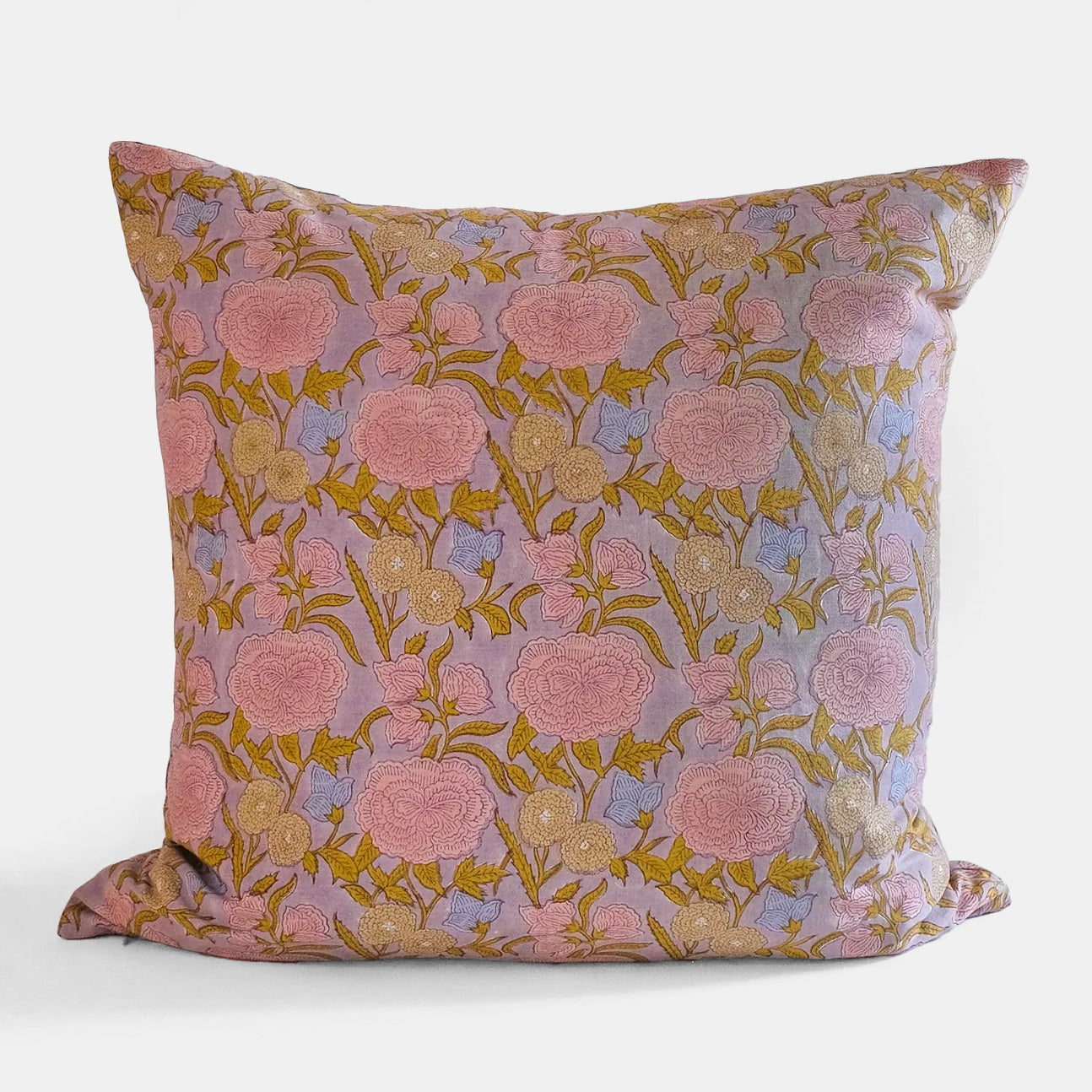 Nargis Faded Mauve Square Pillow - Collyer's Mansion