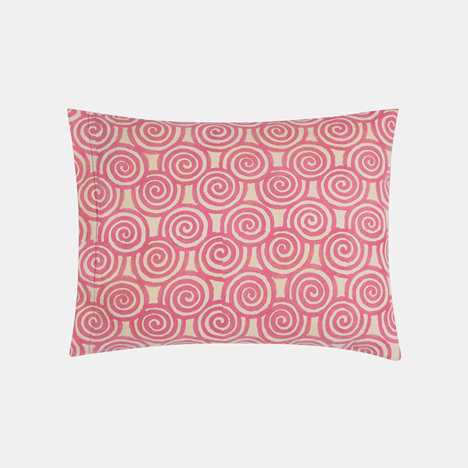 Lisa Corti Baby Pillow Camelia Pink at Collyer&#39;s Mansion