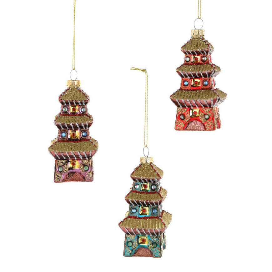 Pagoda Ornament, assorted