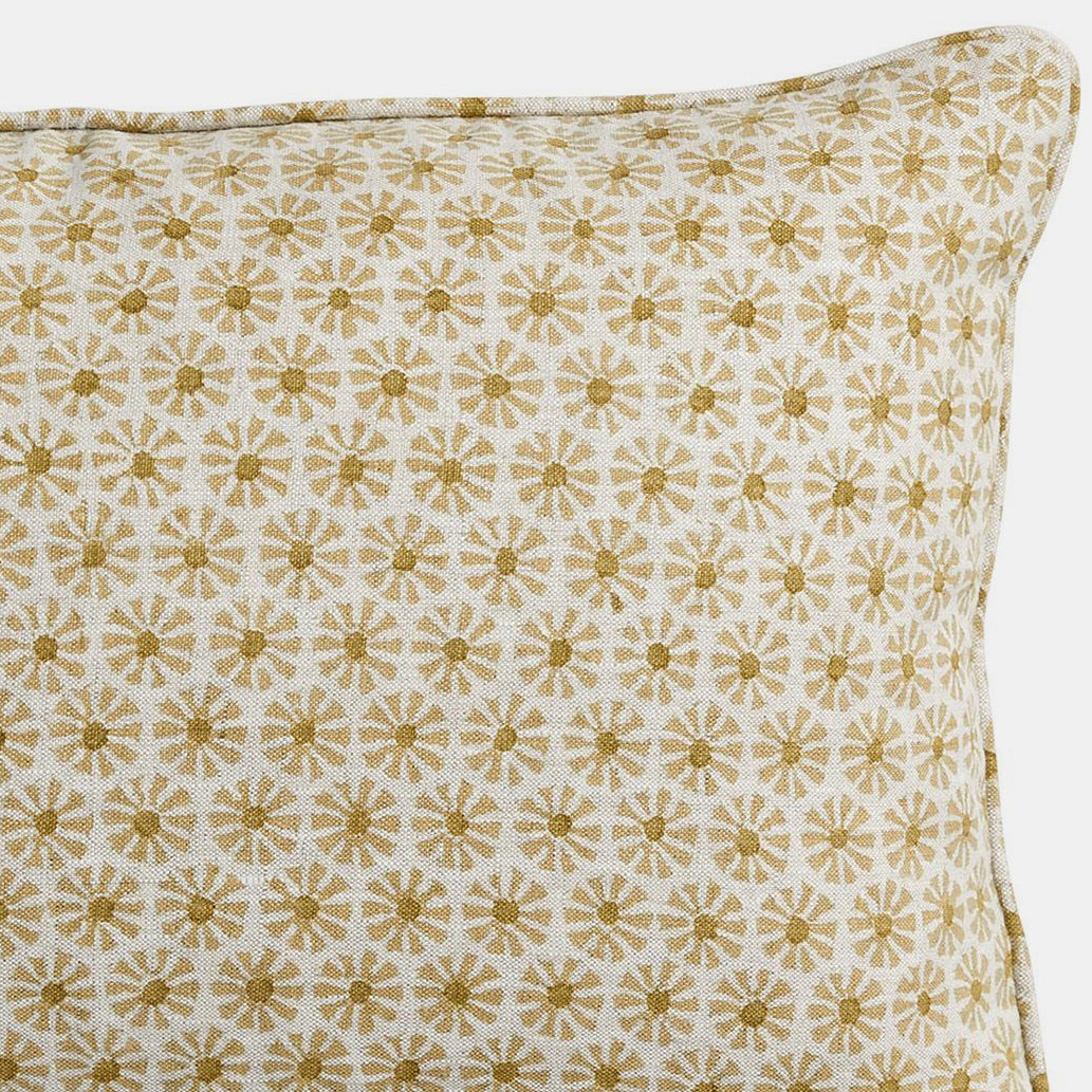 Etoile Saffron Lumbar Pillow