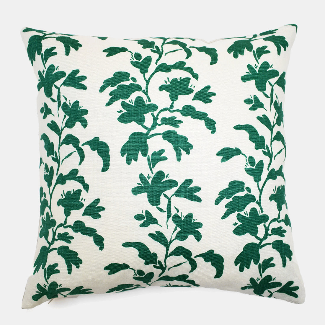 Green Vine Pillow, square