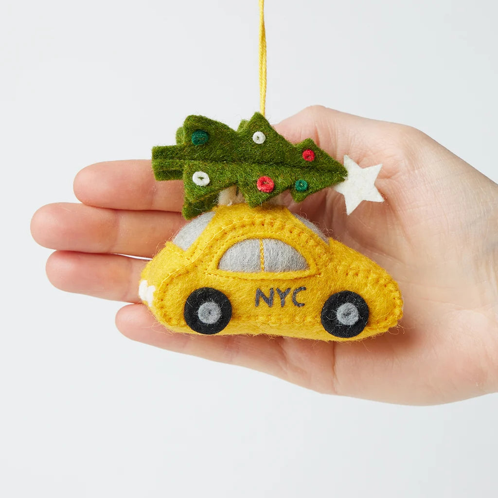 Holiday Taxi Ornament