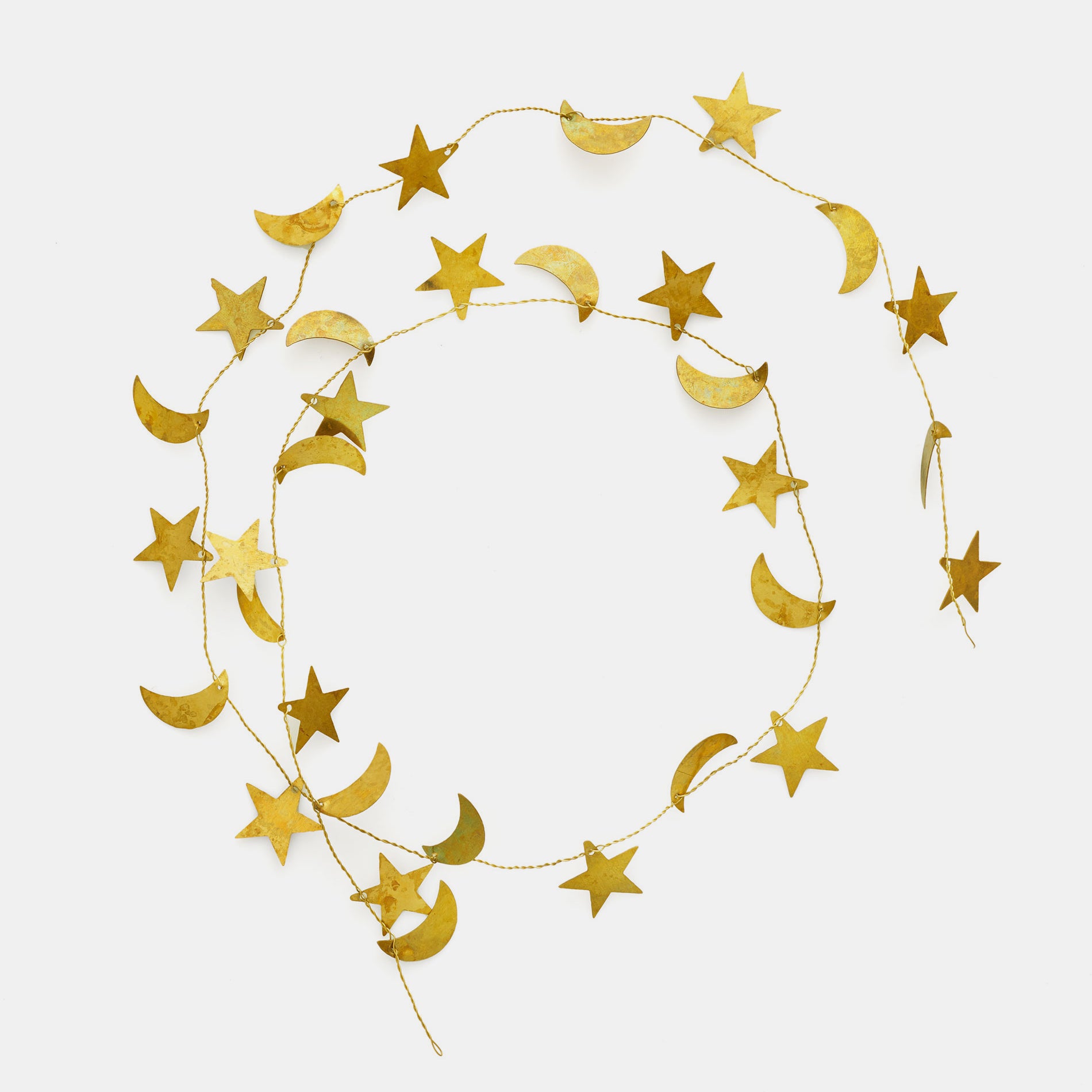 Brass Garland in Star