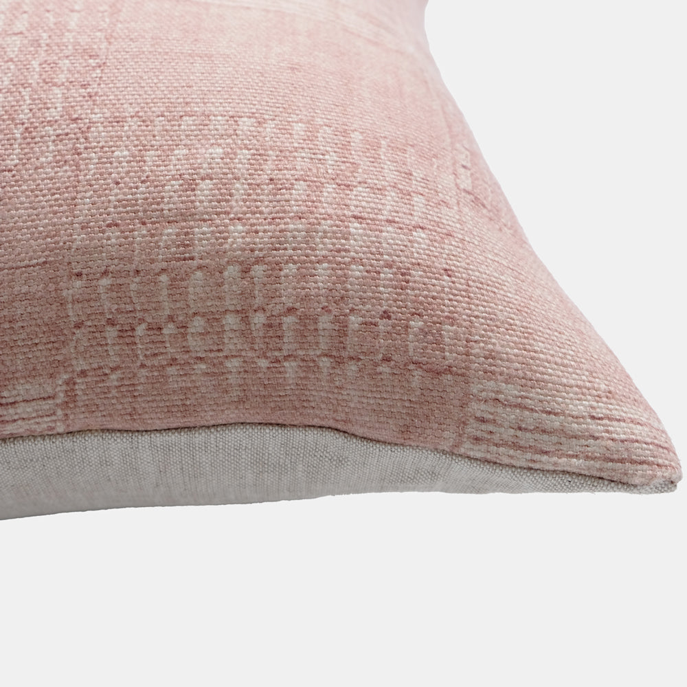 Jennifer Shorto Simoun Pink Pillow, square