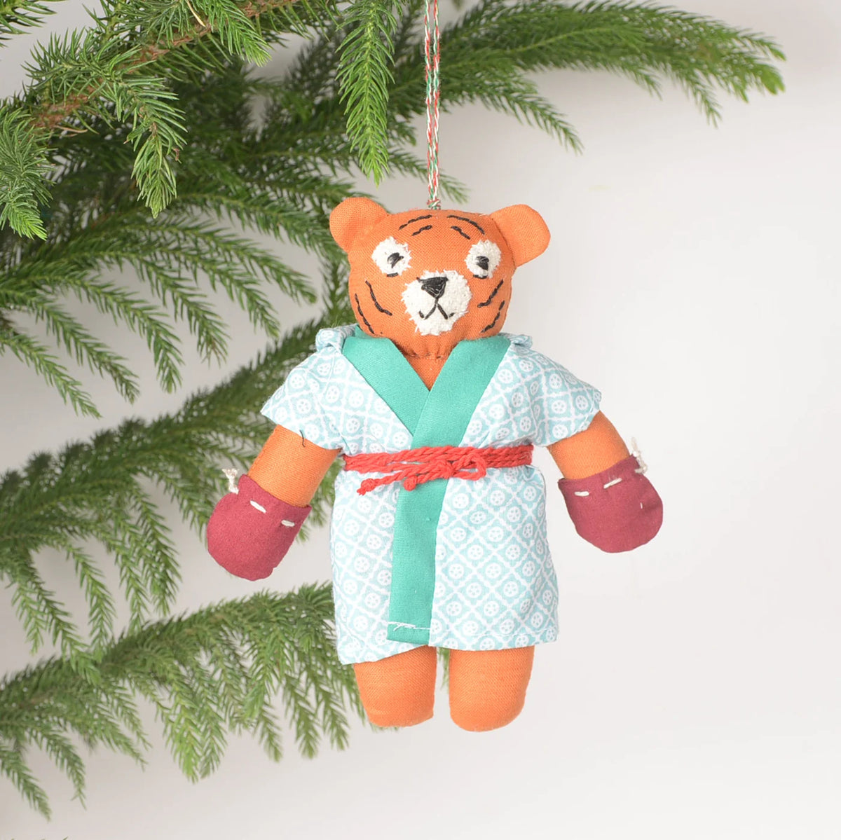 Kahali the Boxing Tiger Ornament
