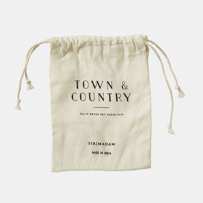 Town &amp; Country Key Chain Pair