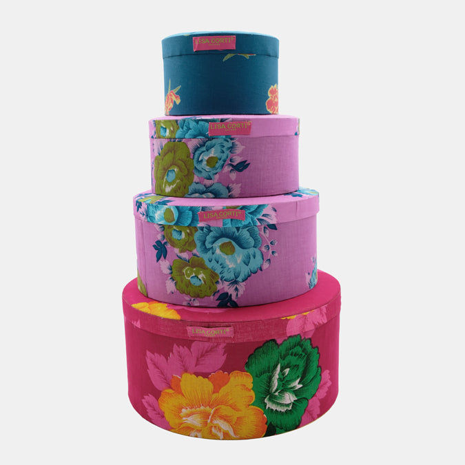 Floral Fabric Decorative Box