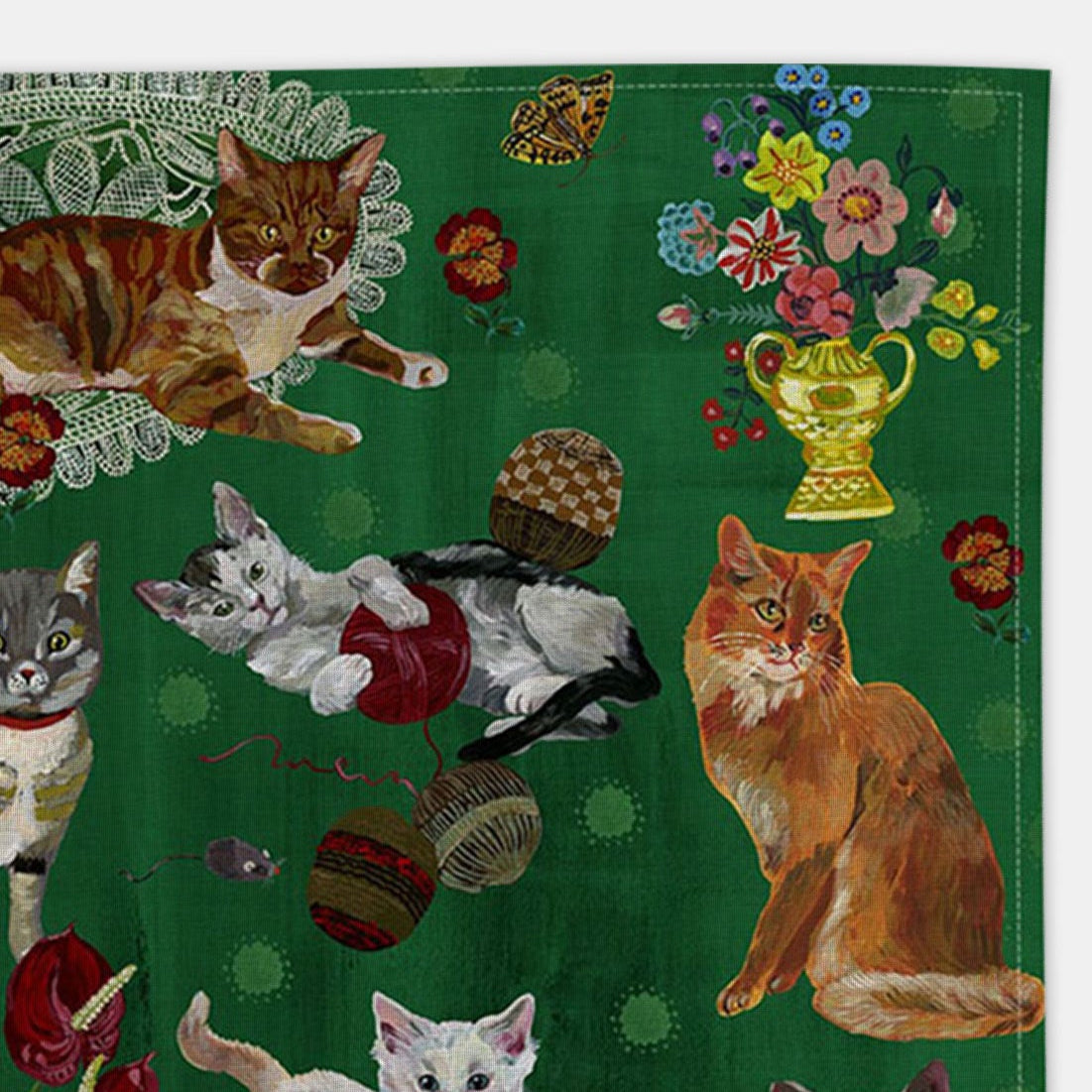 Les Chats Tea Towel