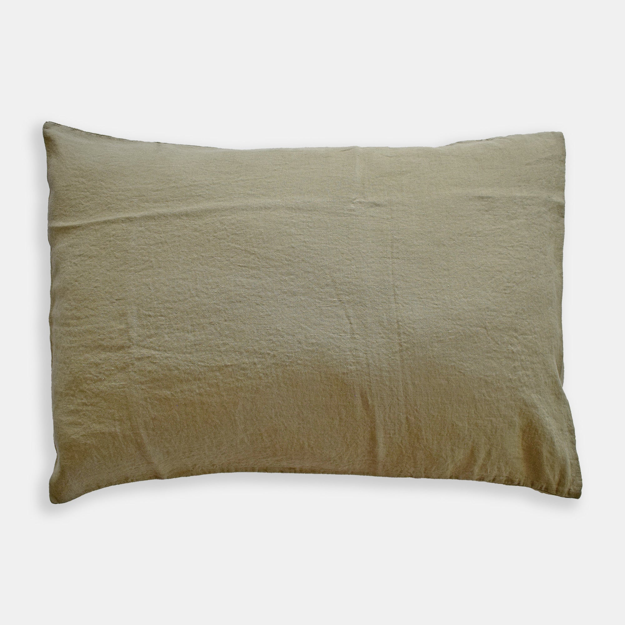 Linen Standard Pillowcase in Laurel