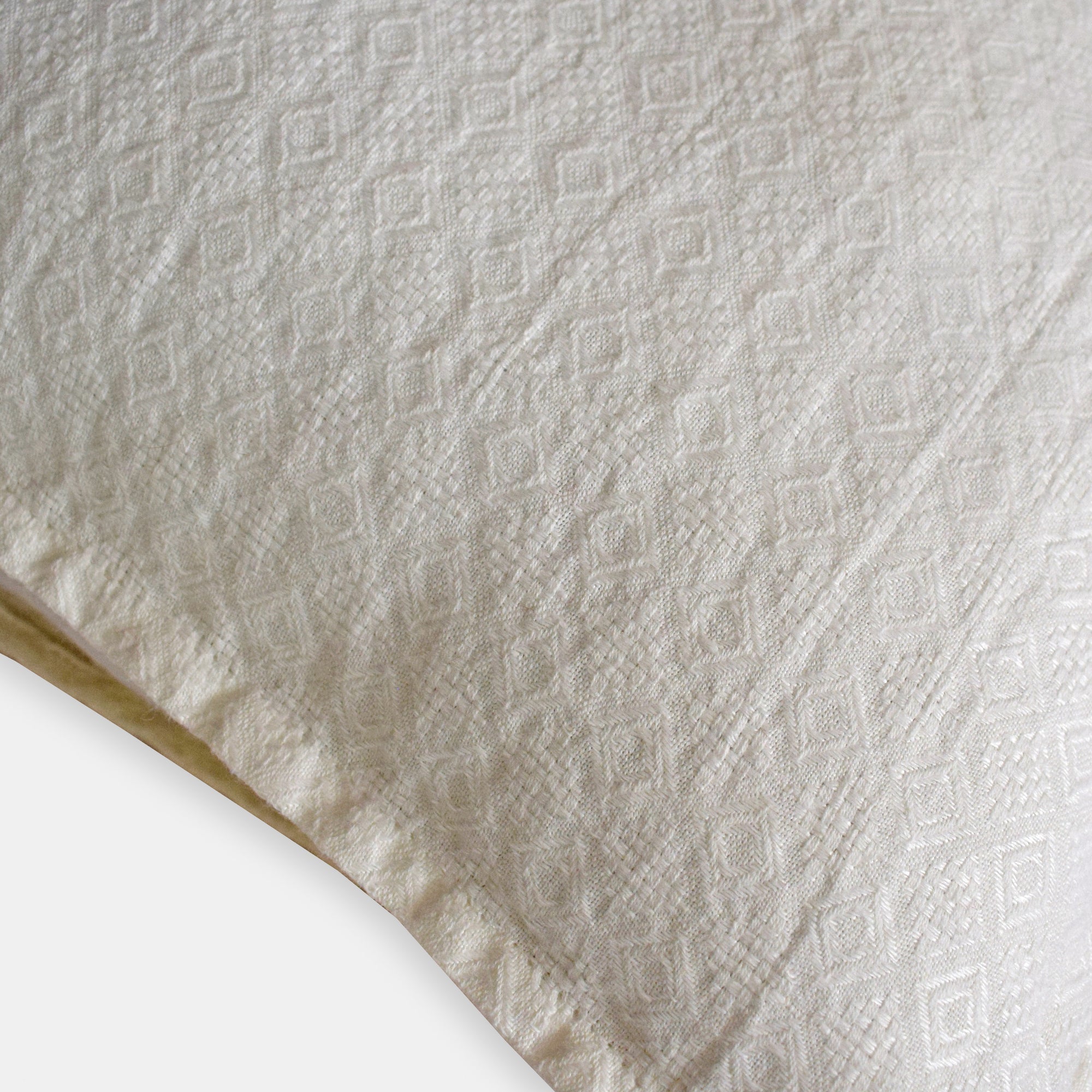 Linen Standard Pillowcase in Ceremony Stripe Embroidery