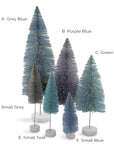 Winter Blue Spectrum Trees, assorted