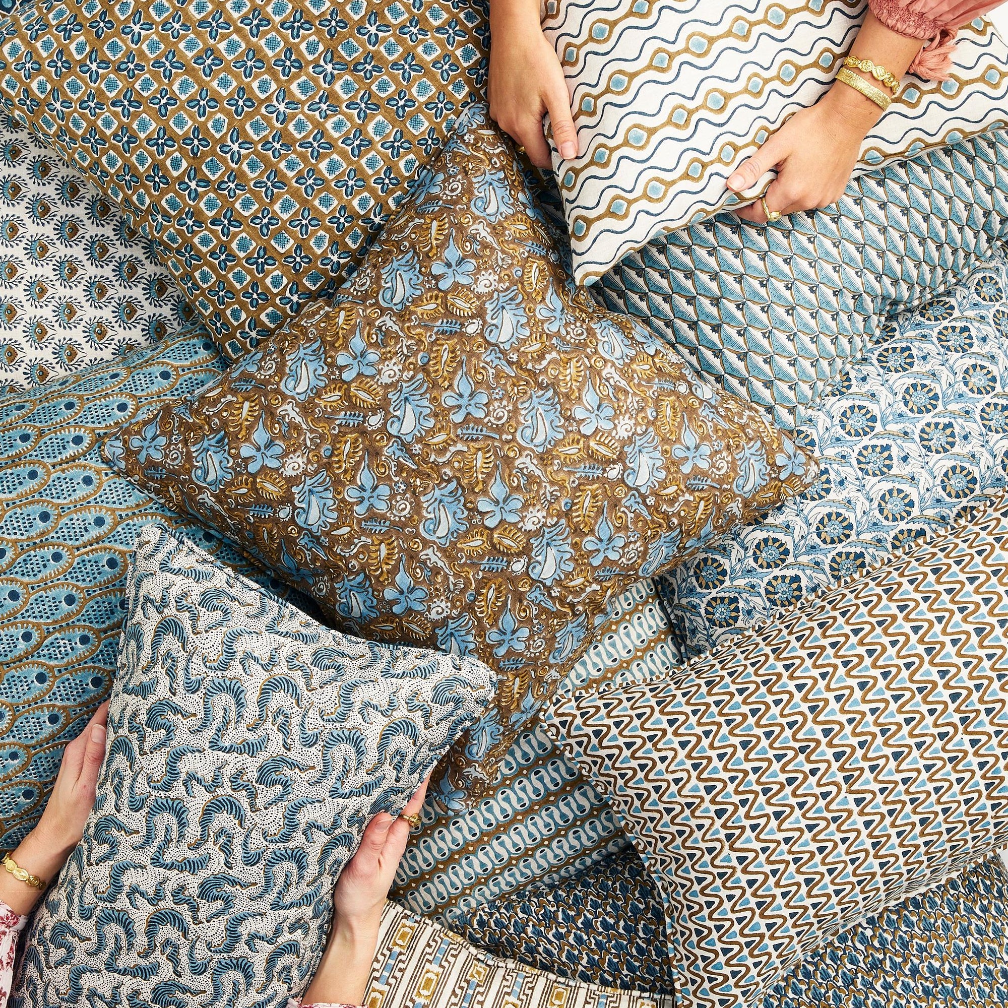 Maluku Tobacco Square Pillow