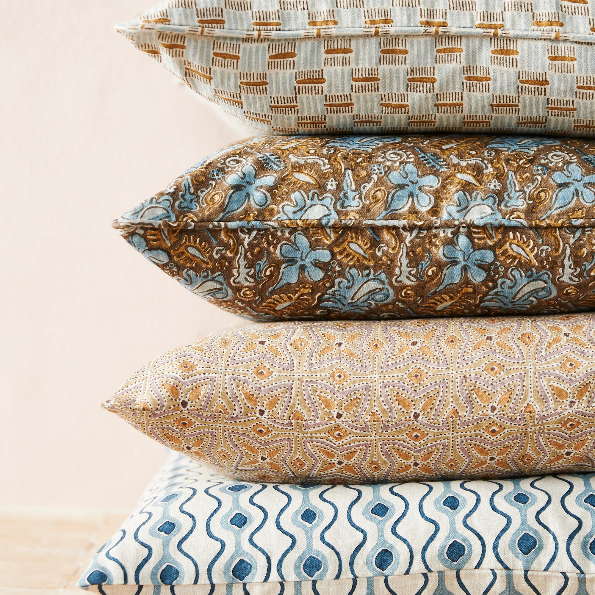 Maluku Tobacco Square Pillow