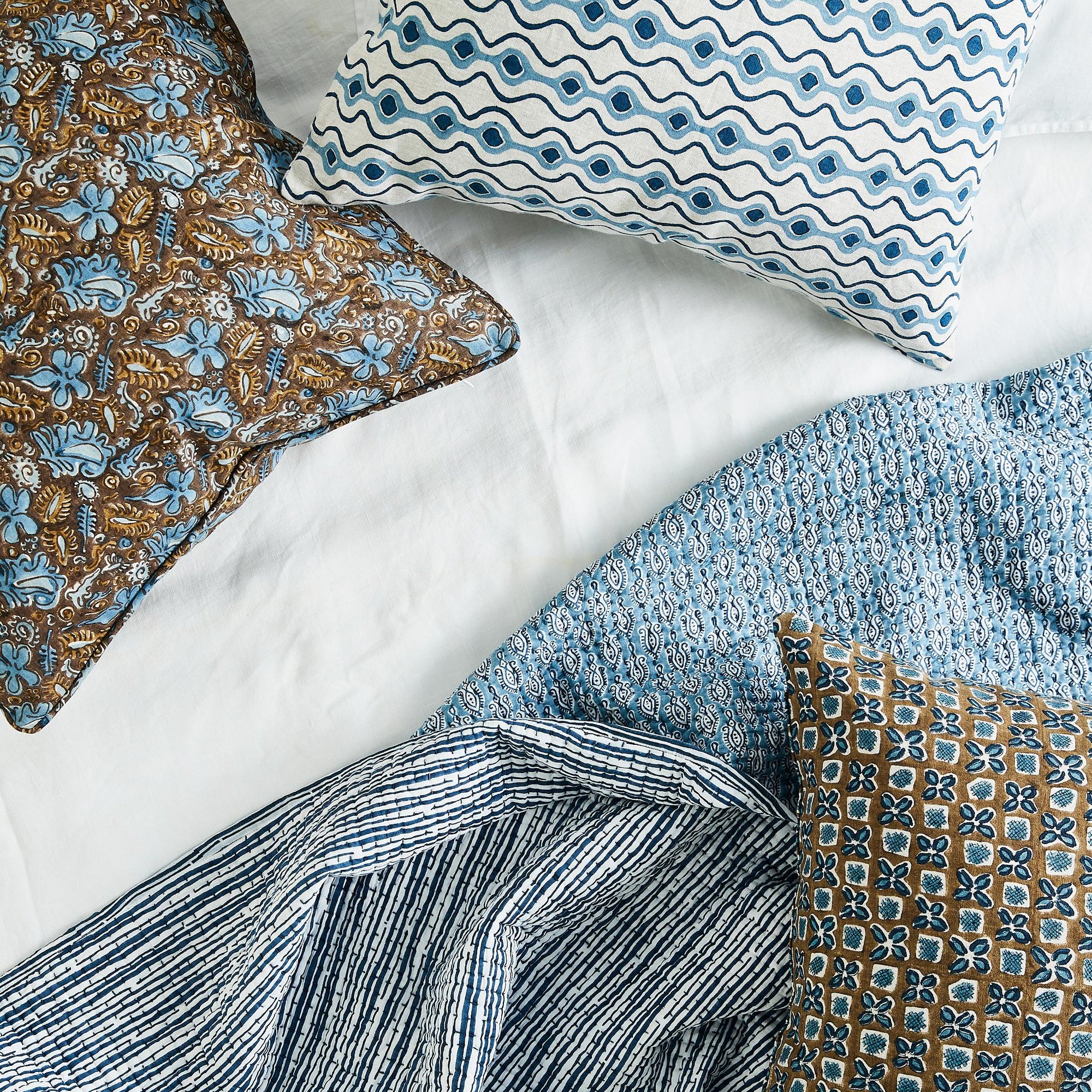 Maluku Tobacco Square Pillow
