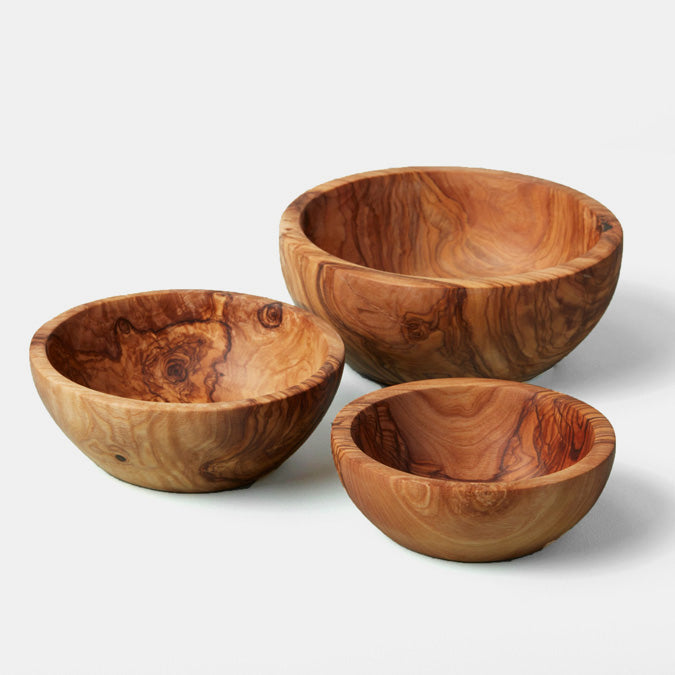 Be Home Olive Wood Salad Bowl - Thumbnail 3