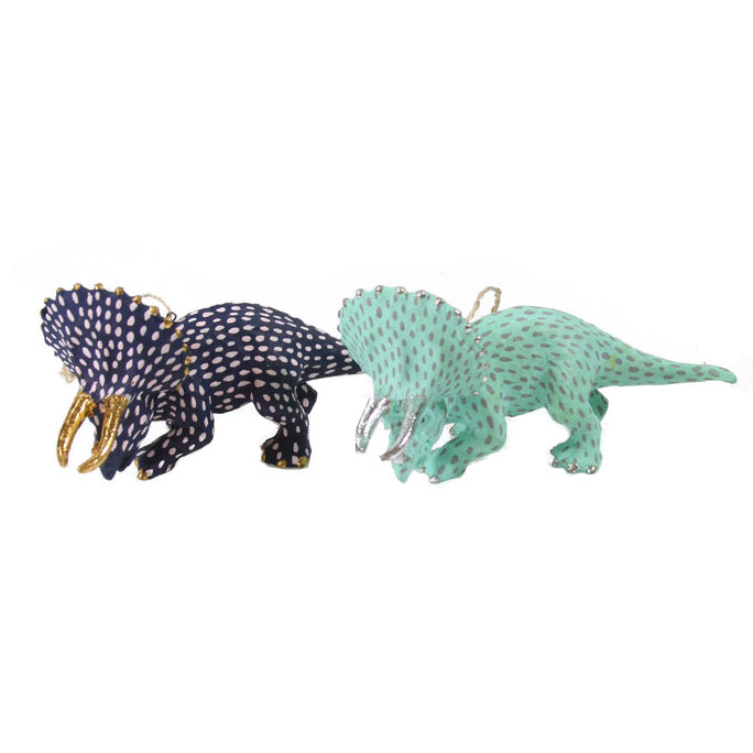 Triceratops Ornament, assorted
