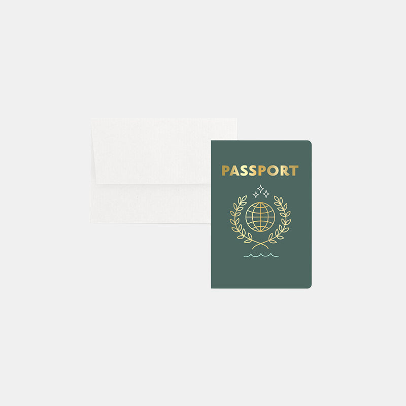 Passport Pop-Up Card