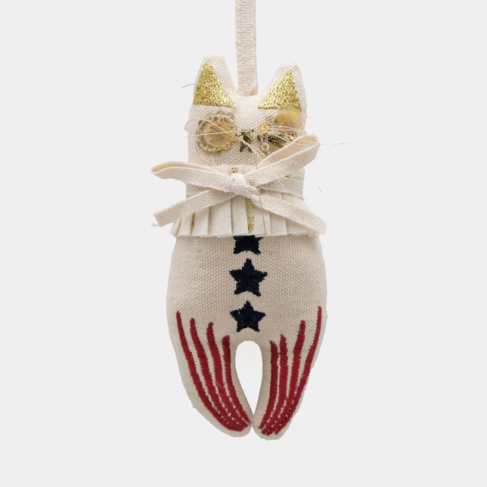 Rocket Cat Hanging Decor
