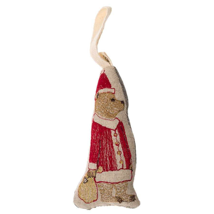 Santa Bear Ornament