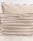 Brown Stripe Pillow, lumbar