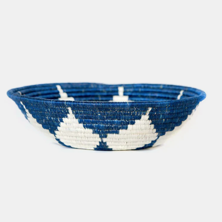 Coastal Blue Night Woven Bowl