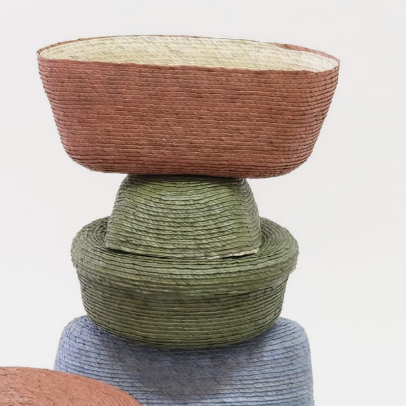 Catchall Basket in Aceituna Green