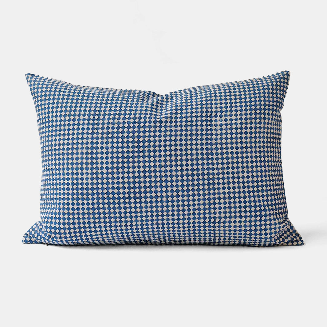 Rekha Indigo Lumbar Pillow