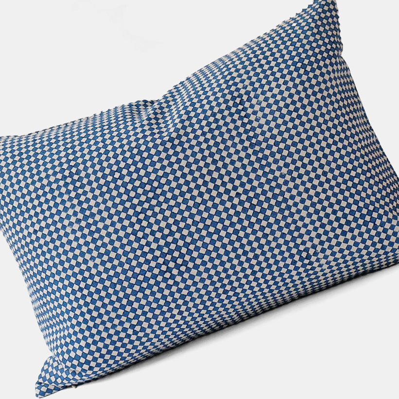 Rekha Indigo Lumbar Pillow