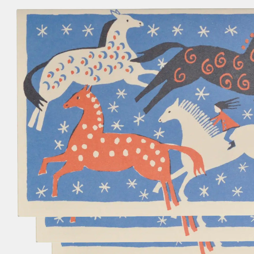 Four Horses Cards: Pack of 10