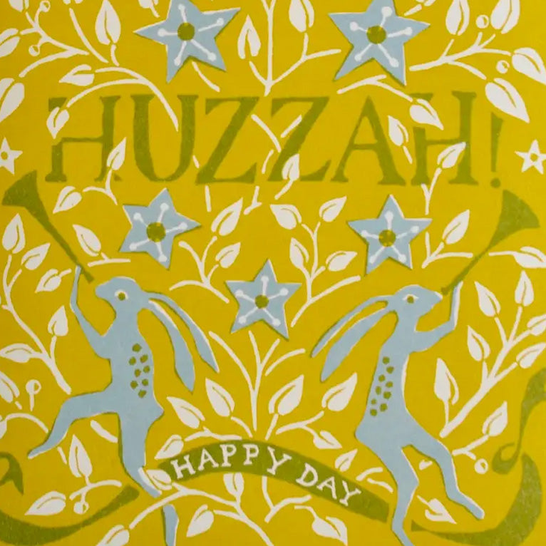 Large Card: Huzzah Happy Day