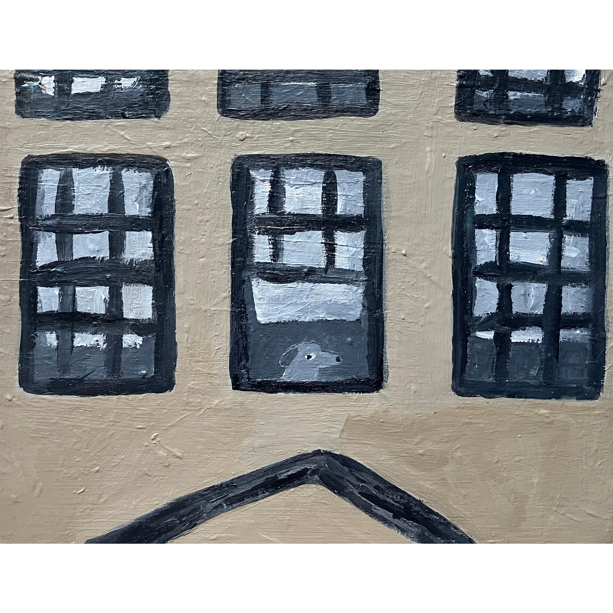 Dog in Window by Steph Becker