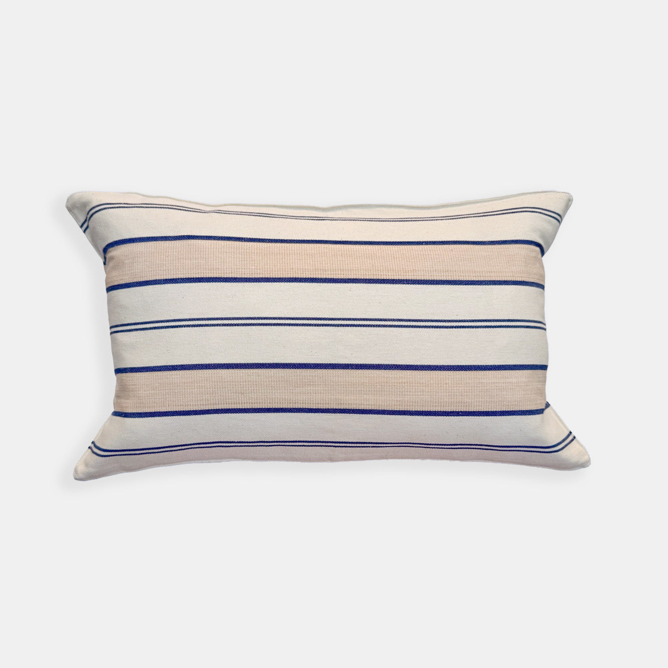 Orange Blossom Stripe Lumbar Pillow