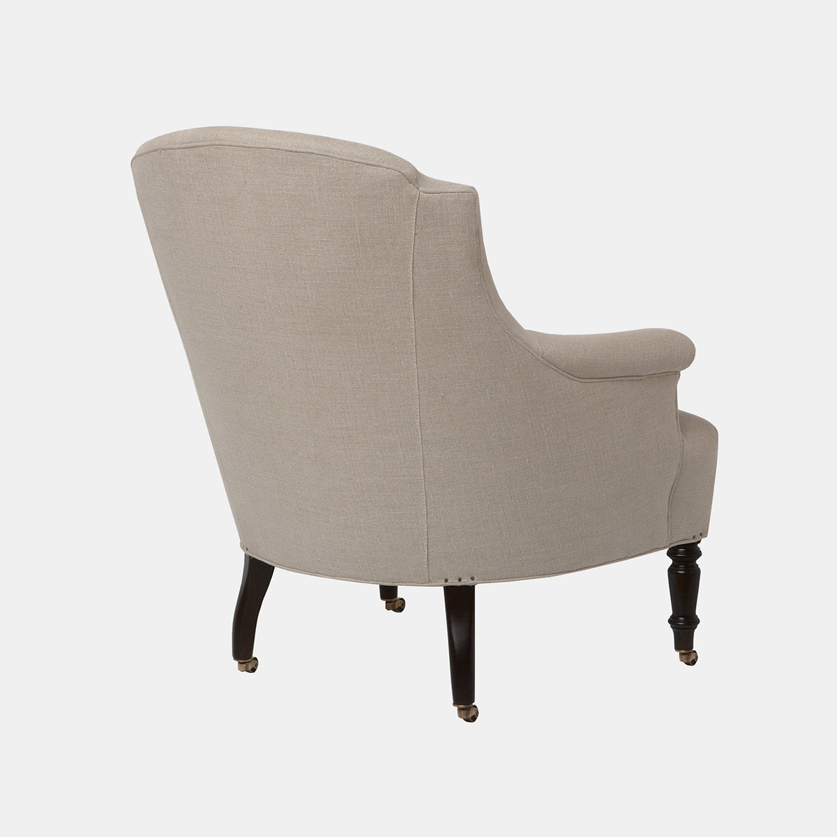 John Derian Tulip Chair in Vintage Flax 100% Linen in stock at Collyer&#39;s Mansion