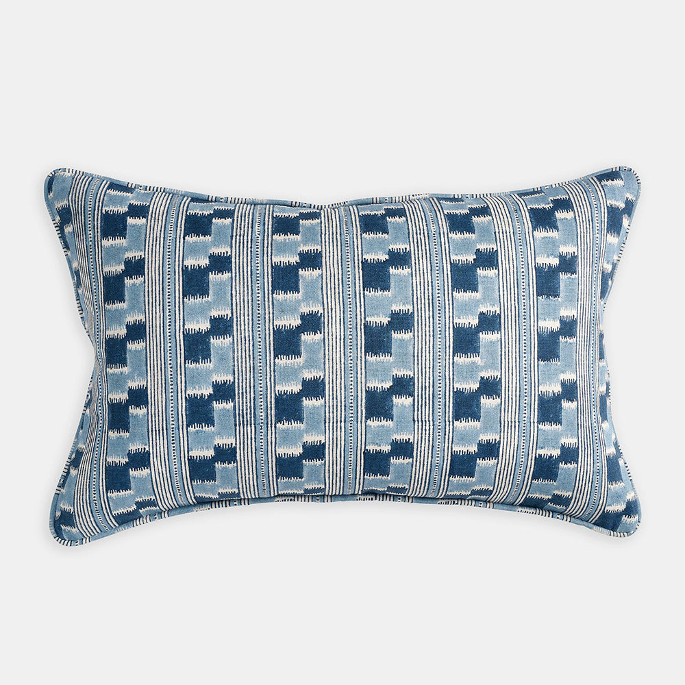 Chowk Azure Pillow, lumbar