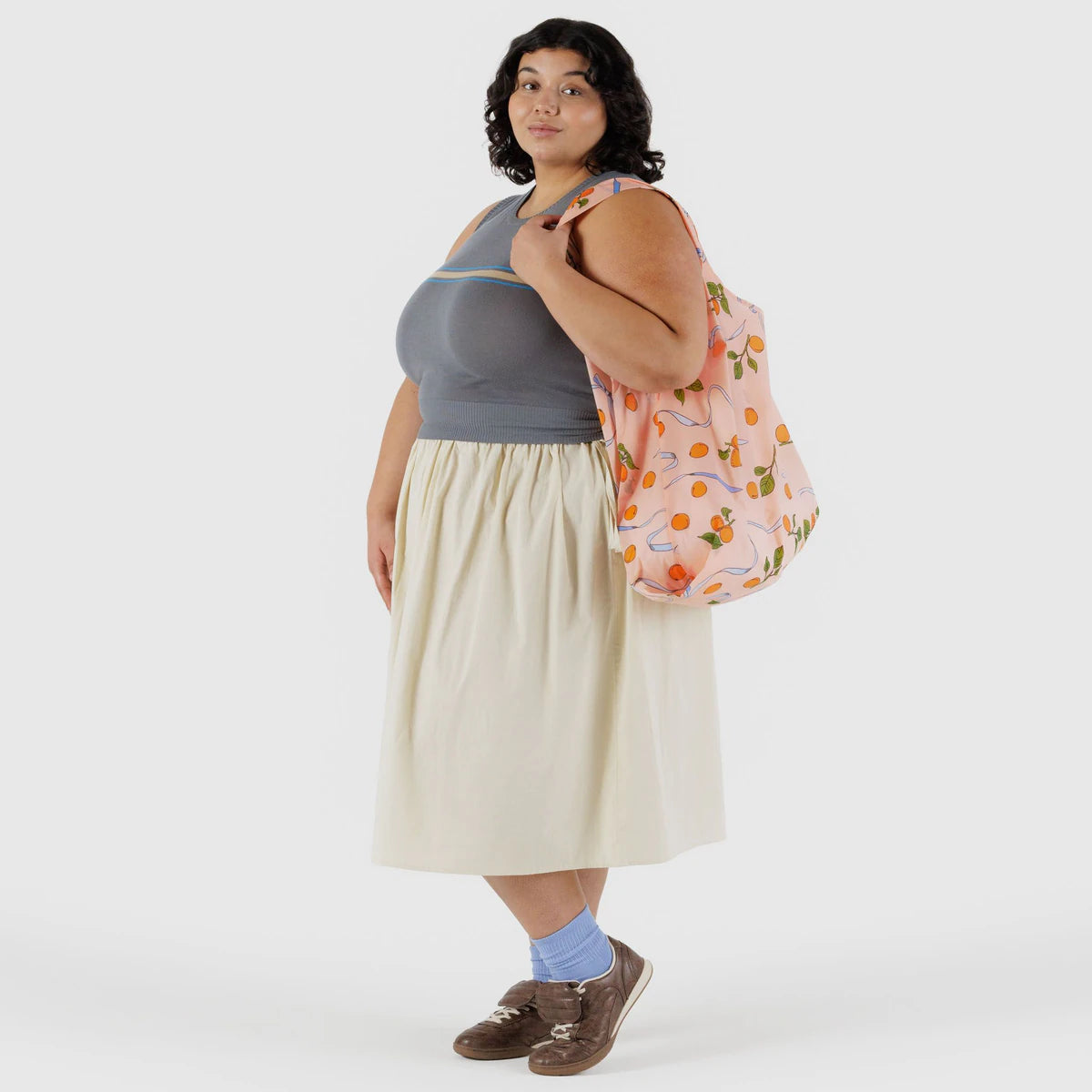 Big Baggu in Apricots &amp; Ribbons