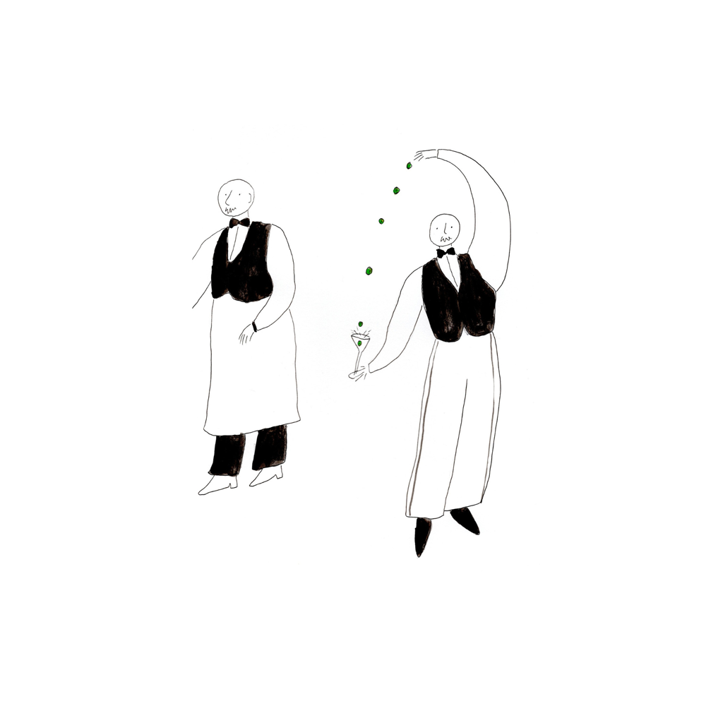Martini Dance Print