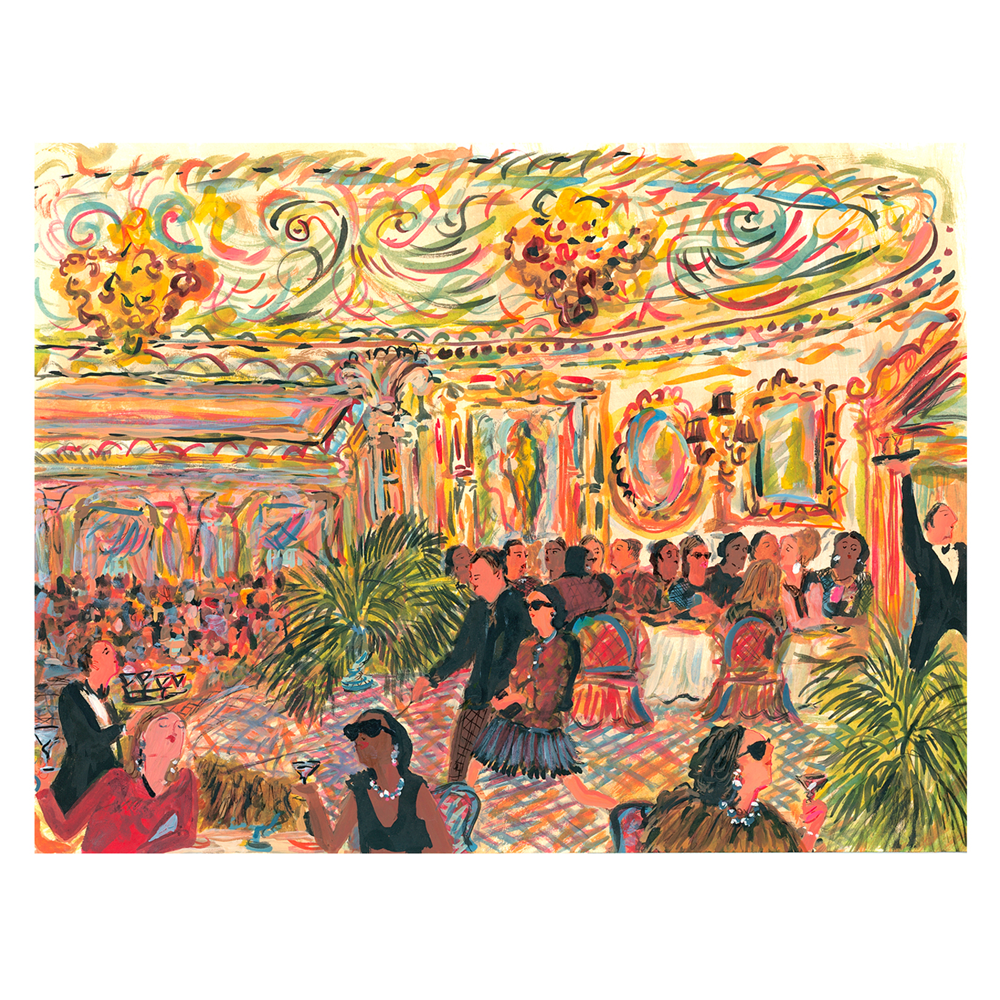 Lobby Lunch Print