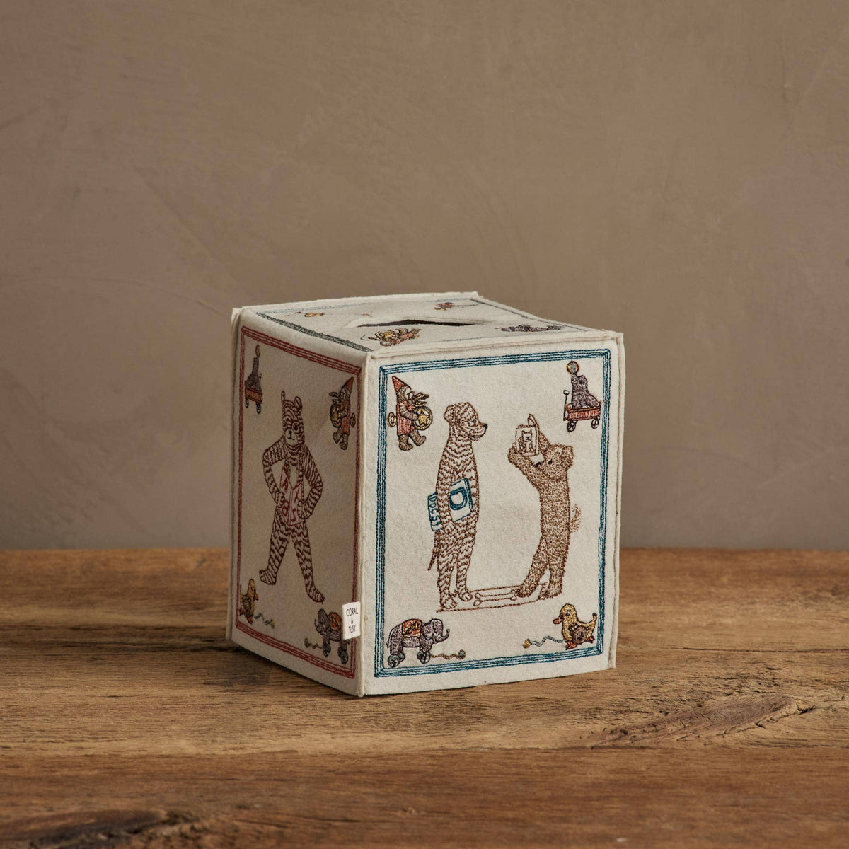 ABC Tissue Box Cover