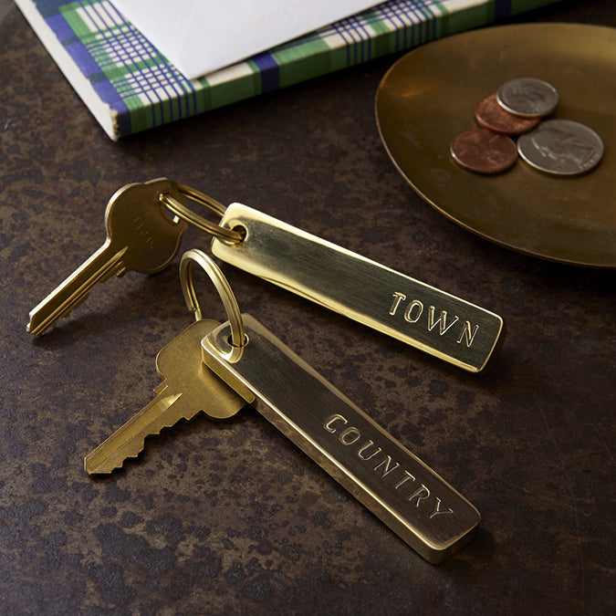 Town &amp; Country Key Chain Pair