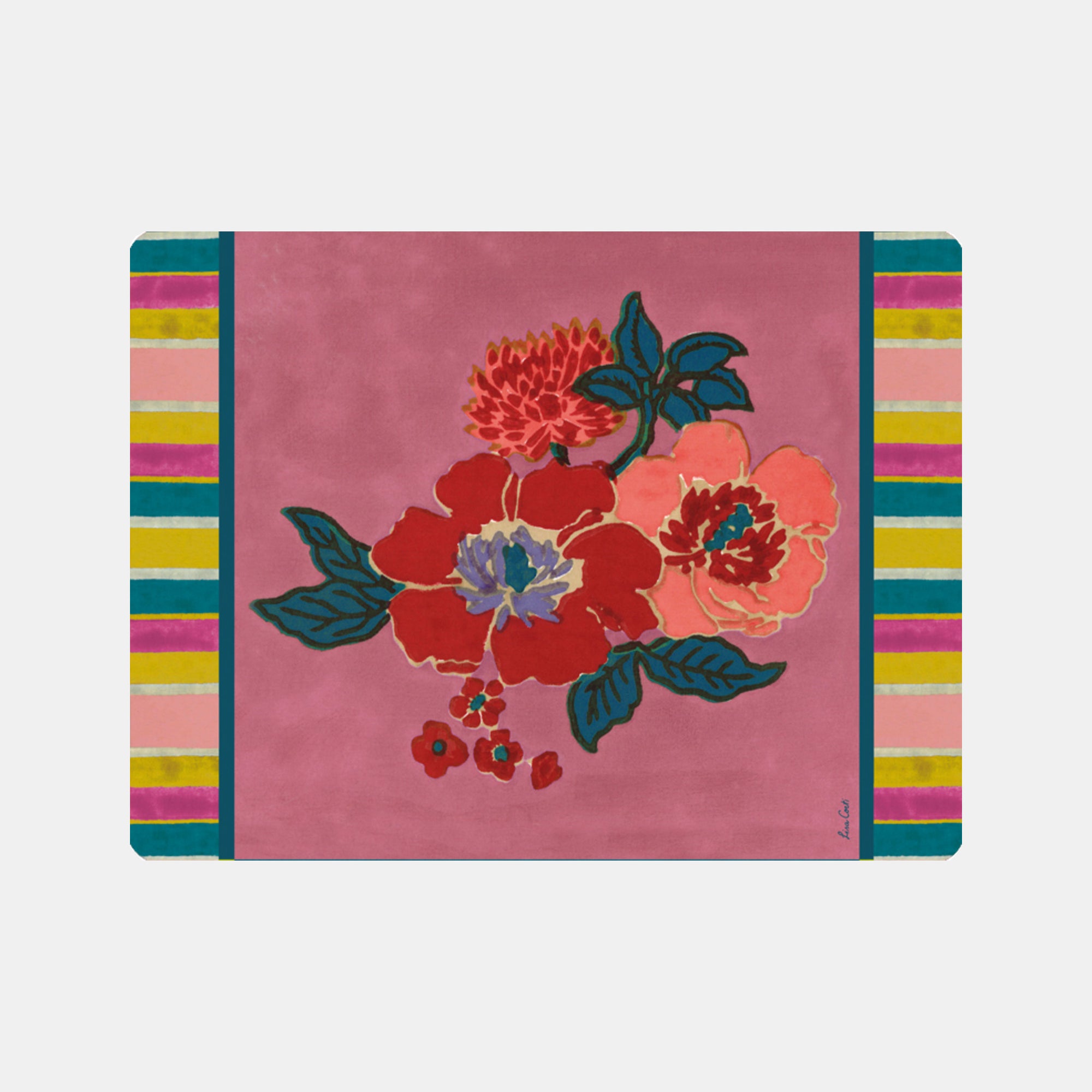 Rectangle Dandelion Old Pink Placemat