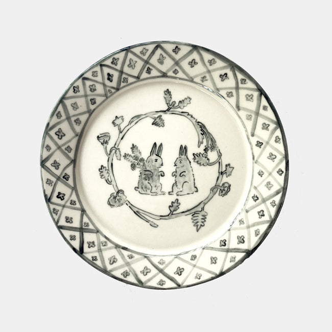 Hand-painted Salad Plate
