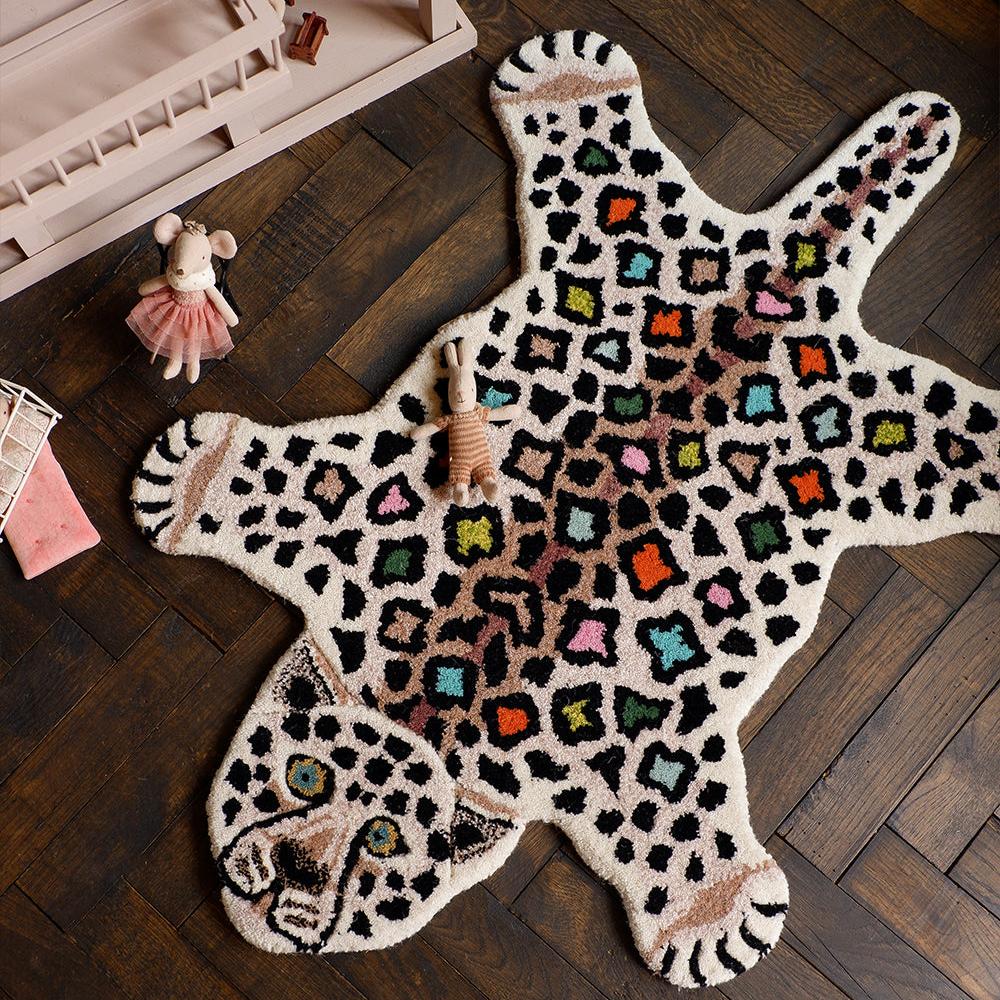Disco Leopard Animal Rug by Doing Goods – Collyer's Mansion