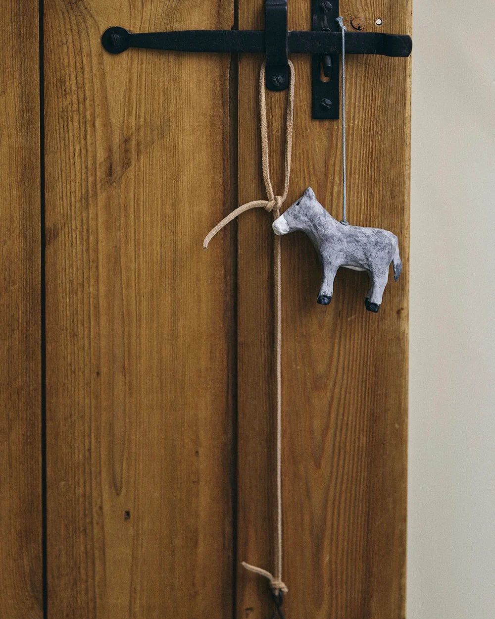 Paper Mache Donkey Ornament