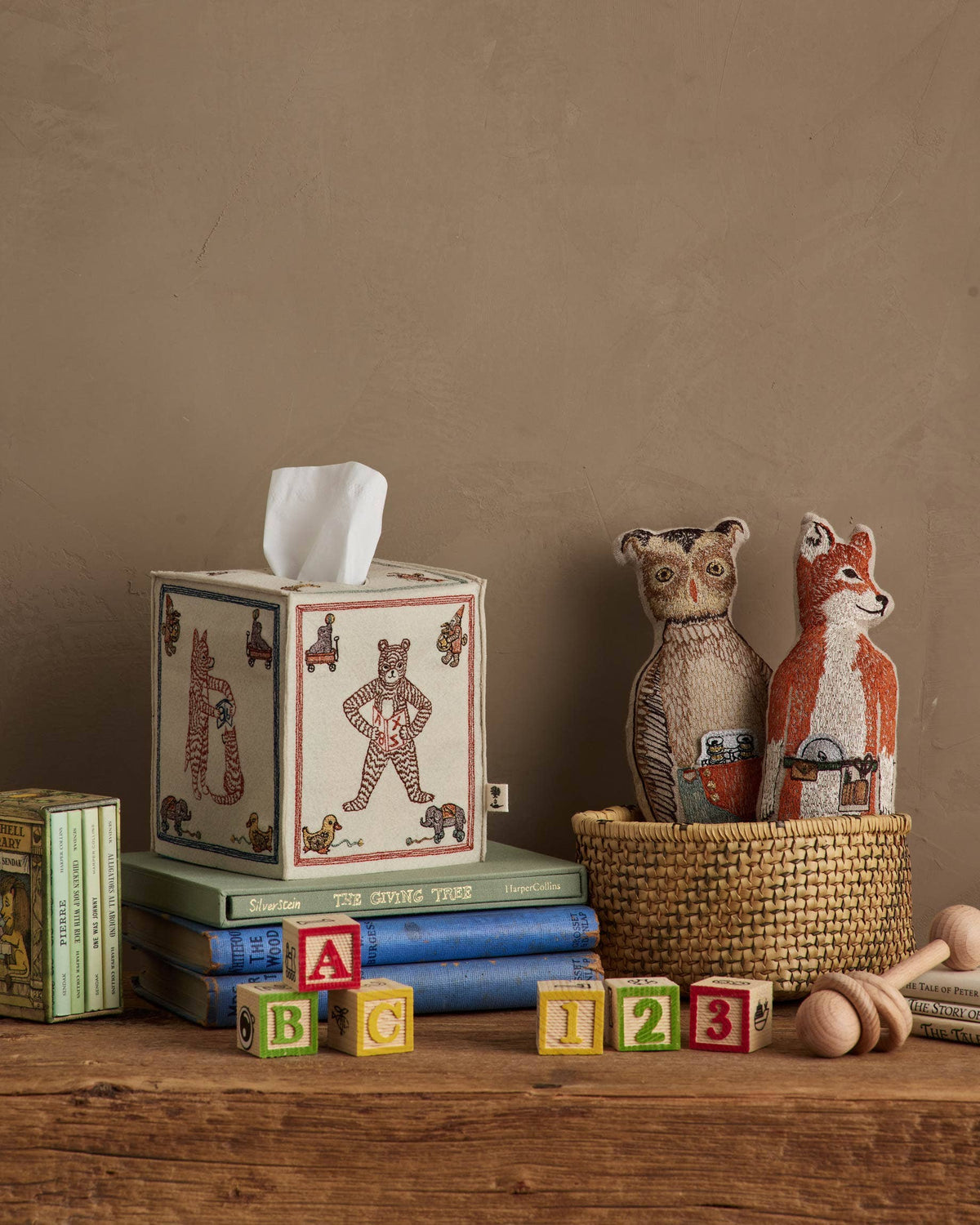 ABC Tissue Box Cover